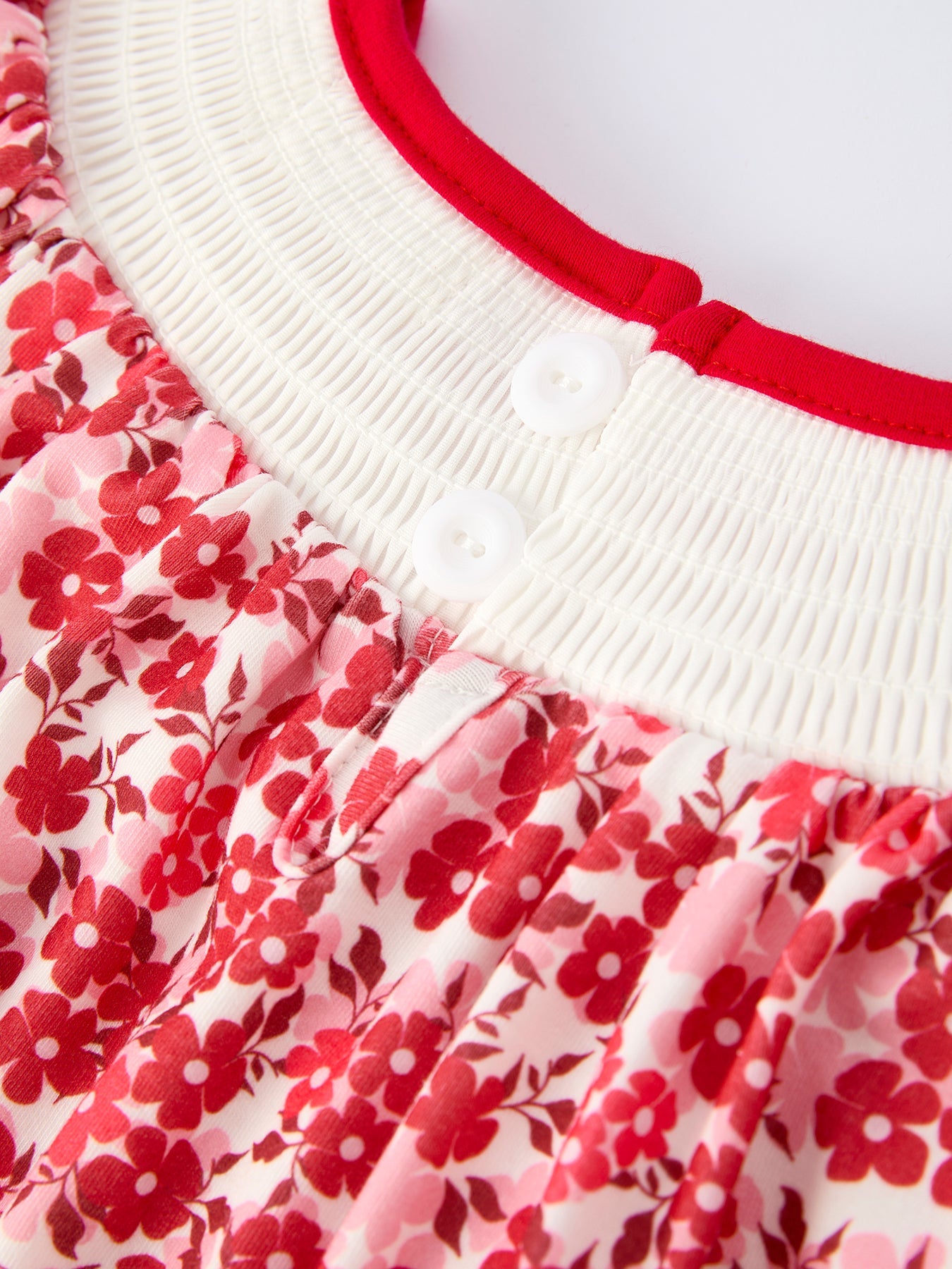 Valentine's Day "BE ❤ MINE" Embroidered Floral Girls' Dress