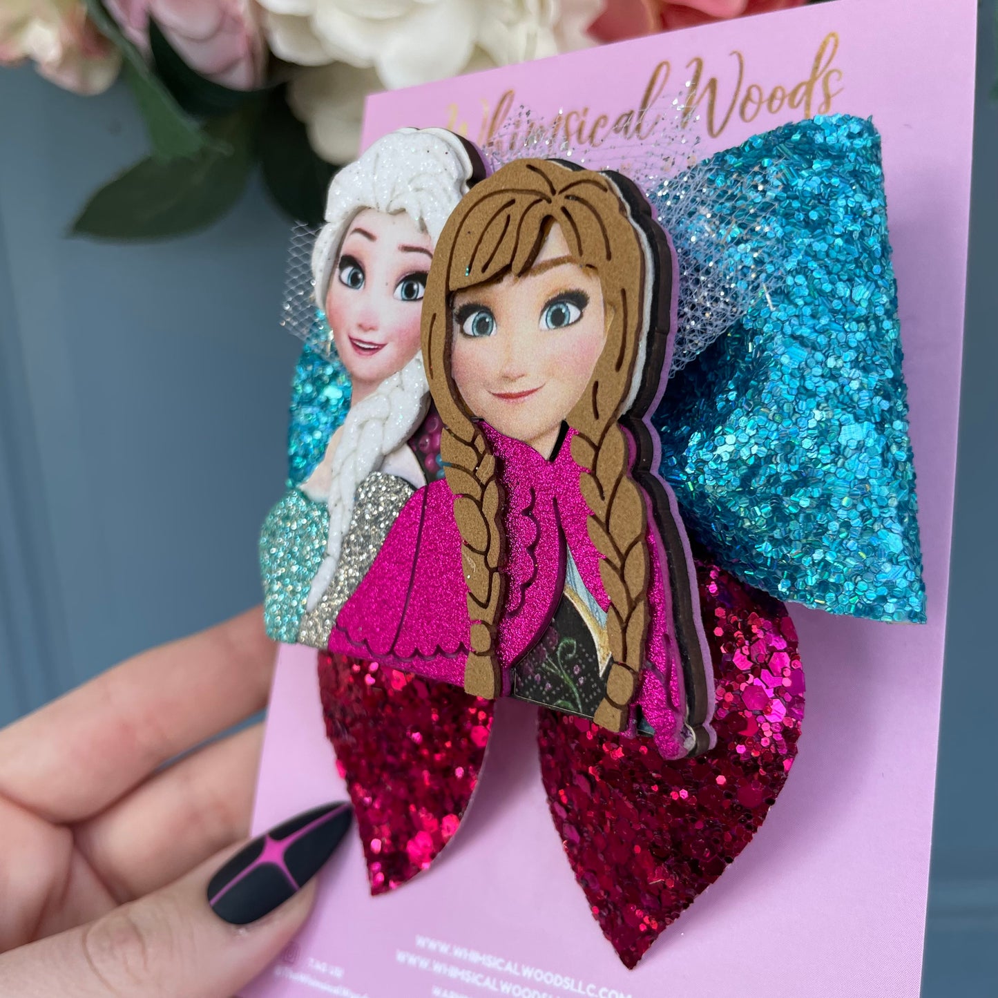 Frozen Shaker Harlow Bow 4”