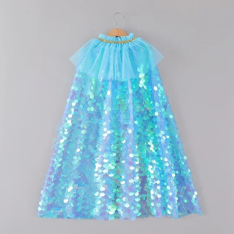 Whimsical Sequin Cape blue or pink EOTW