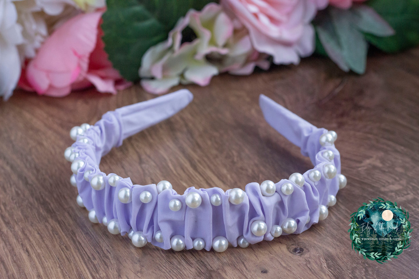 Pastel Spring Pearl Ruched Headbands EOTW