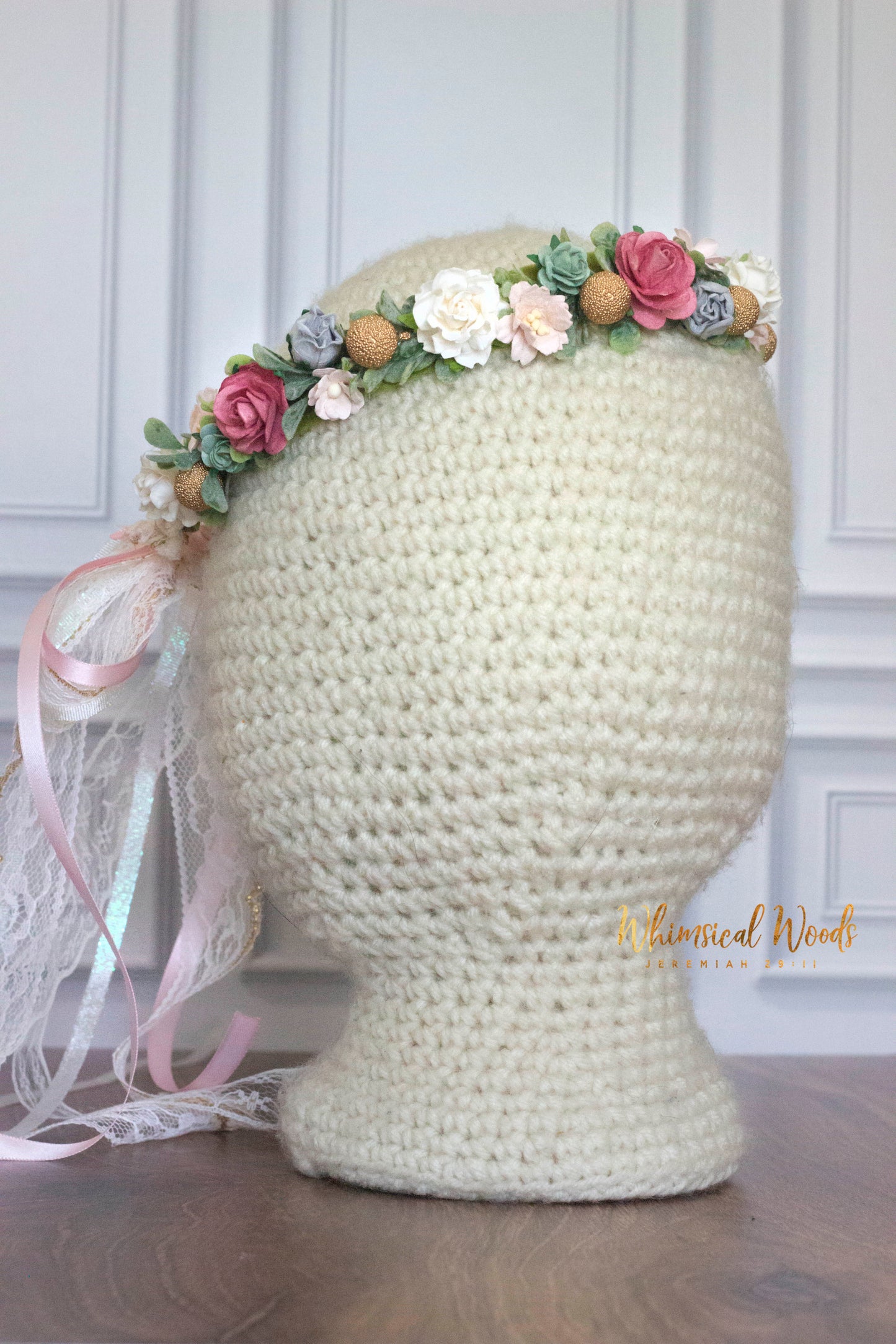 Enchanted Flower Crown Halo handmade