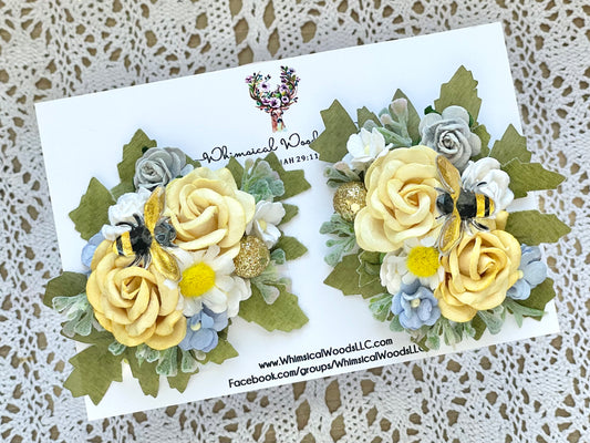 Busy Bee Floral Bouquet handmade