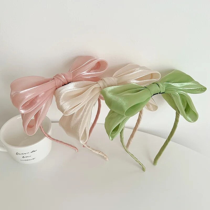 Large Shimmer Chiffon Bow EOTW accessories