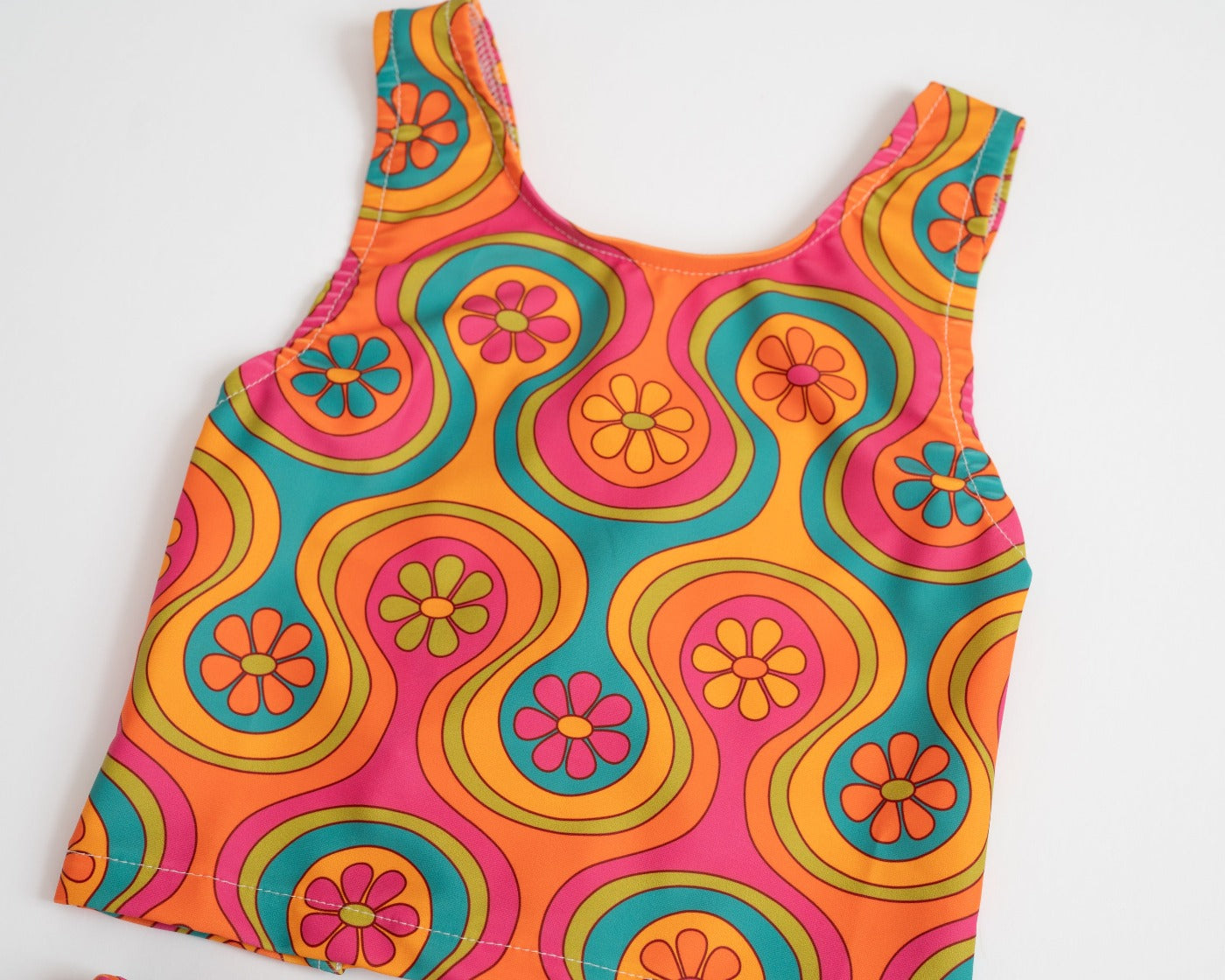 Groovy Two Piece Swimsuit for Girls