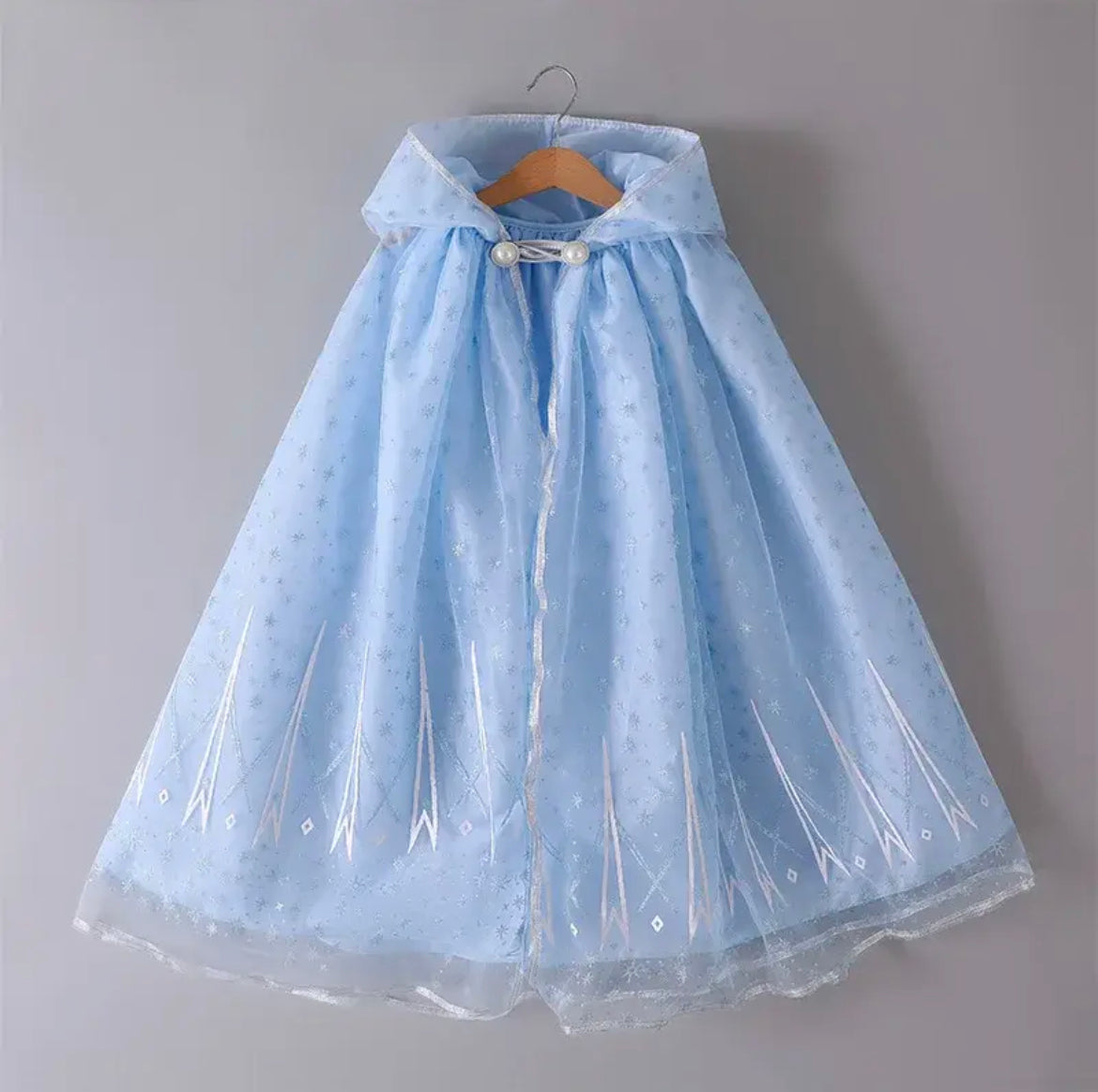Whimsical Snow Queen Cape blue EOTW