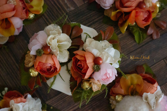 Pumpkin Spice Mini Floral Piggies
