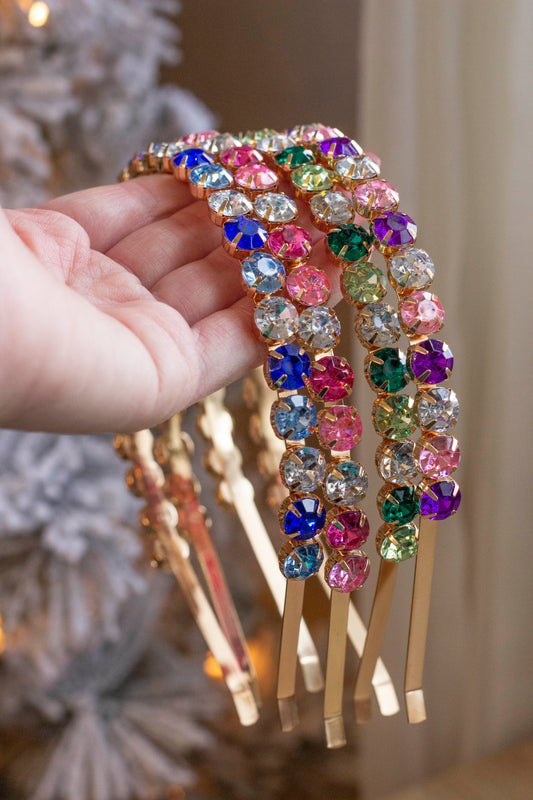 Dainty Bling Headbands- you choose color eotw