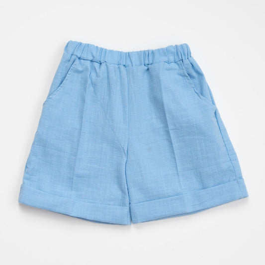 Blue Cotton Beach Shorts Baby Toddler Kids