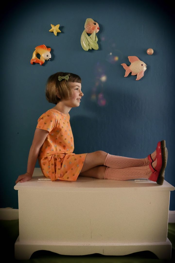 Flower Power Plaid Mod Dress for Baby and Toddler Girls